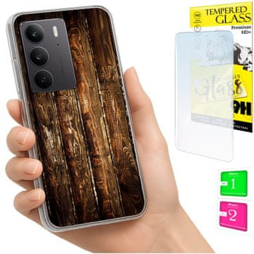 shumee Ovitek za Realme C75 / 14X 5G FOTO ovitek + 9H STEKLO
