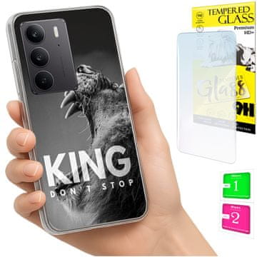shumee Ovitek za Realme C75 / 14X 5G FOTO ovitek + 9H STEKLO
