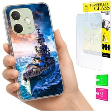 shumee Ovitek za Oppo A5 Pro FOTO zadnja stran + 9H steklo