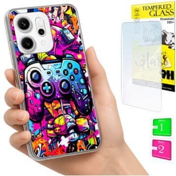 shumee Ovitek za Oppo Reno 14F / 14 FS 5G FOTO ovitek + 9H STEKLO