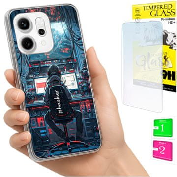 shumee Ovitek za Oppo Reno 14F / 14 FS 5G FOTO ovitek + 9H STEKLO