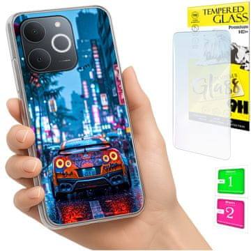 shumee Ovitek za Realme Note 70T FOTO zadnji ovitek + 9H STEKLO