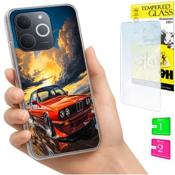shumee Ovitek za Realme Note 70T FOTO zadnji ovitek + 9H STEKLO