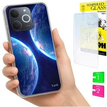 shumee Ovitek za Realme Note 70T FOTO zadnji ovitek + 9H STEKLO