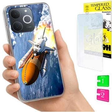 shumee Ovitek za Realme Note 70T FOTO zadnji ovitek + 9H STEKLO