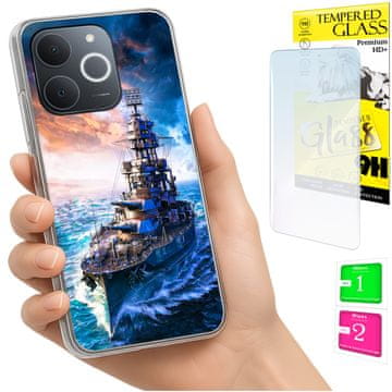 shumee Ovitek za Realme Note 70T FOTO zadnji ovitek + 9H STEKLO