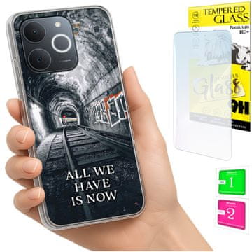 shumee Ovitek za Realme Note 70T FOTO zadnji ovitek + 9H STEKLO