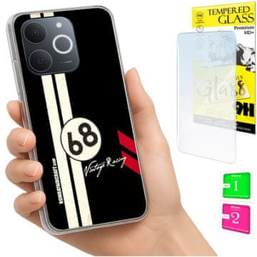 shumee Ovitek za Realme Note 70T FOTO zadnji ovitek + 9H STEKLO