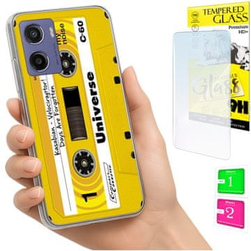 shumee Ovitek za Motorola Moto E15 / Moto G05 zadnji ovitek + 9H steklo