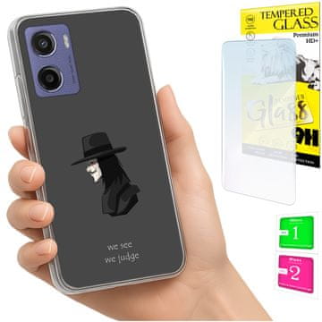 shumee Ovitek za Motorola Moto E15 / Moto G05 zadnji ovitek + 9H steklo