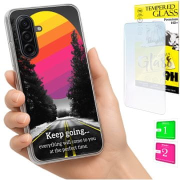 shumee Ovitek za Samsung Galaxy A17 5G FOTO ovitek + 9H steklo