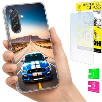 shumee Ovitek za Samsung Galaxy A36 / A56 FOTO ovitek + 9H steklo