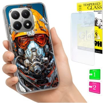 shumee Ovitek za Xiaomi 15T FOTO zadnji ovitek + 9H STEKLO