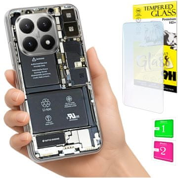 shumee Ovitek za Xiaomi 15T FOTO zadnji ovitek + 9H STEKLO