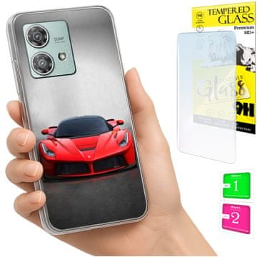 shumee Ovitek za Motorola Edge 40 Neo FOTO zadnji ovitek + 9H steklo