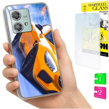 shumee Ovitek za Motorola Edge 40 Neo FOTO zadnji ovitek + 9H steklo