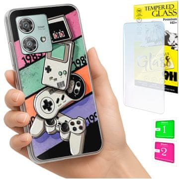 shumee Ovitek za Motorola Edge 40 Neo FOTO zadnji ovitek + 9H steklo