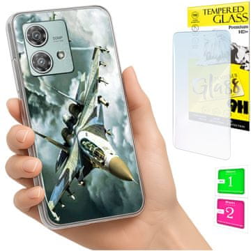shumee Ovitek za Motorola Edge 40 Neo FOTO zadnji ovitek + 9H steklo