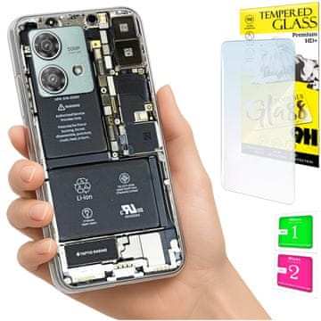 shumee Ovitek za Motorola Edge 40 Neo FOTO zadnji ovitek + 9H steklo