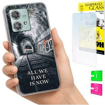 shumee Ovitek za Motorola Edge 40 Neo FOTO zadnji ovitek + 9H steklo