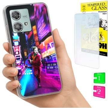 shumee Ovitek za Motorola Edge 40 Neo FOTO zadnji ovitek + 9H steklo