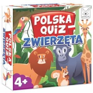 shumee Kviz o Poljski. Živali 4+. Družabna igra. Kenguru