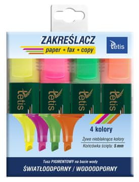Tetis Komplet 4 ravnih označevalcev