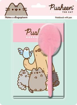 St.Majewski Komplet pisala in zvezka Pusheen