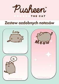 St.Majewski Komplet 3 okrasnih zvezkov. Pusheen