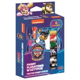 St.Majewski Barve za plakate v palčkah 6 barv 10 g. Paw Patrol.