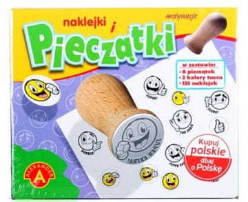 Alexander Motivacije. Nalepke in štampiljke