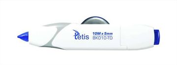 Tetis Korekturni trak 5 mm x 10 m z zamenljivim polnilom.