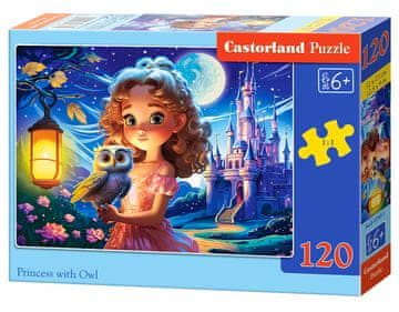 Castor 120-delna sestavljanka. Princesa s sovo.