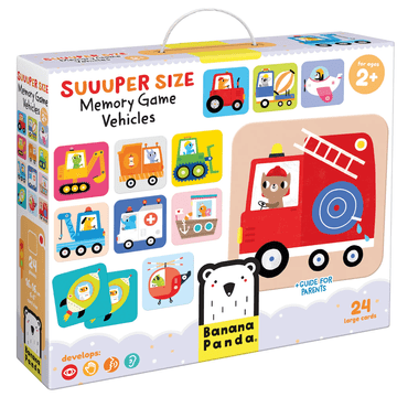 shumee Super velika igra spomina. Vozila 2+