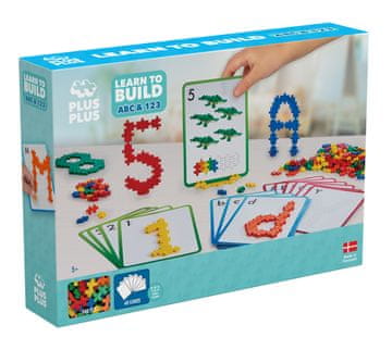 Plus-Plus Plus-Plus kocke. Naučite se sestavljati črke in številke s ploščami.
