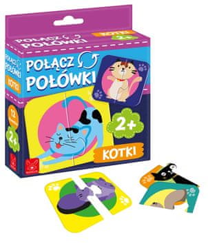 shumee Povežite polovice. Muce