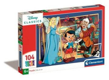 Clementoni 104-delna sestavljanka. Super barva. Ostržek.