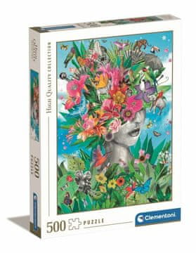 Clementoni 500-delna sestavljanka. HQ Head in the Jungle.