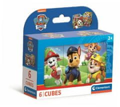 Clementoni 6-delne 3D kocke. Paw Patrol.