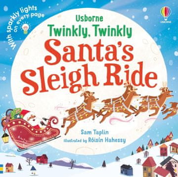 Usborne Božičkova vožnja s sanmi Twinkly Twinkly