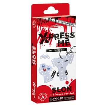 Alexander X-Press Me. Obesek za ključe z motivom slona, ki ga naredi sam