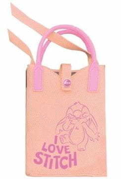Patio Disneyjeva modna pastelna torba za čez ramo. Peach. Stitch
