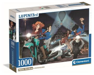 Clementoni 1000-delna sestavljanka. Kompaktna Lupin 2 III