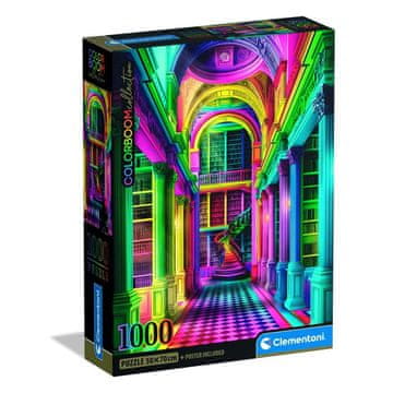 Clementoni 1000-delna sestavljanka. Kompaktna Colorboom Athenaeum.