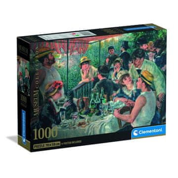 Clementoni Sestavljanka 1000 kosov. Kompaktna Muzejska Renoir, Kosilo čolnarske družbe