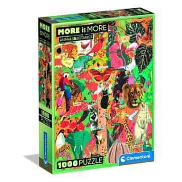 Clementoni 1000-delna sestavljanka. Kompaktne živali in botanika.