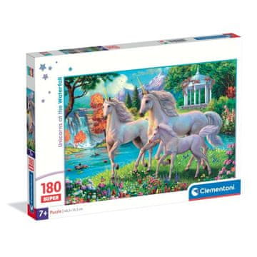 Clementoni Super sestavljanka s 180 kosi. Samorogi.