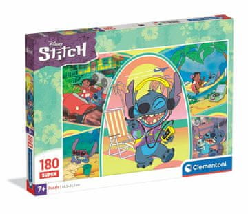 Clementoni Super sestavljanka s 180 kosi. Stitch.