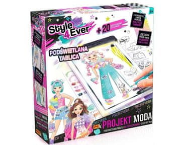 Epee Projekt Moda. Osvetljena oblikovalska tabla