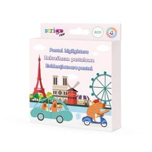 STRIGO Pastelni označevalci Strigo Capybara, 4 kosi